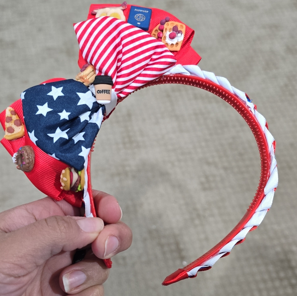 Patriotic Bow Headband